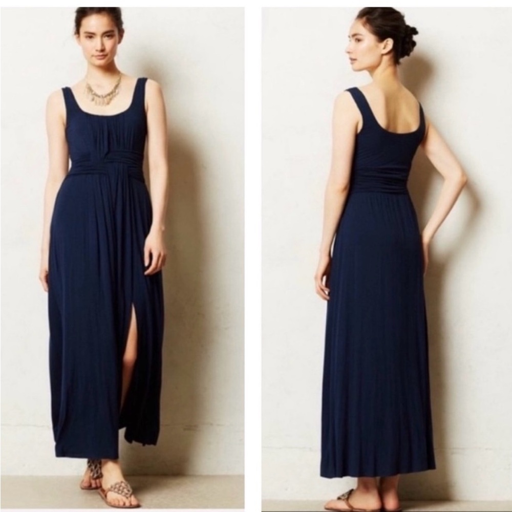 Anthropologie Bailey44 Navy Maxi Dress